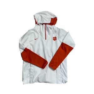 Nike Clemson Tigers On-Field Quarter Zip Pullover Jacket Medium